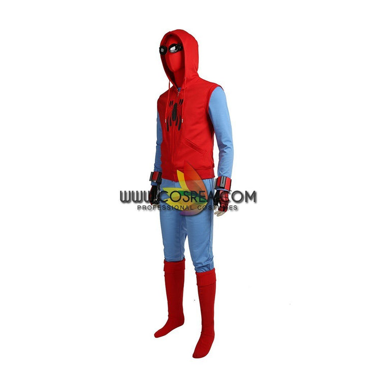 Cosrea Comic Spiderman Homecoming Hoodie Cosplay Costume