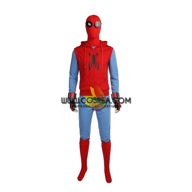 Cosrea Comic Spiderman Homecoming Hoodie Cosplay Costume