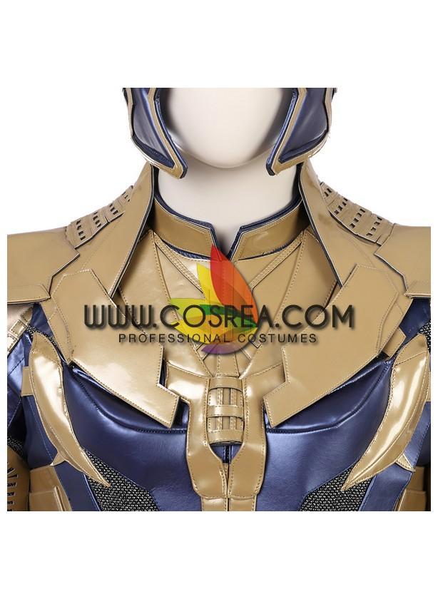 Cosrea Comic Thanos Infinity War PU Leather Cosplay Costume