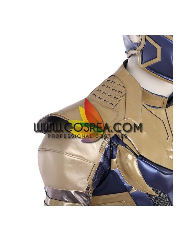 Cosrea Comic Thanos Infinity War PU Leather Cosplay Costume