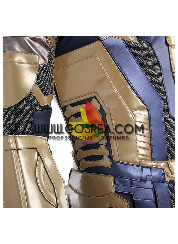 Cosrea Comic Thanos Infinity War PU Leather Cosplay Costume