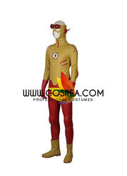 Cosrea Comic Young Justice League Kid Flash Cosplay Costume