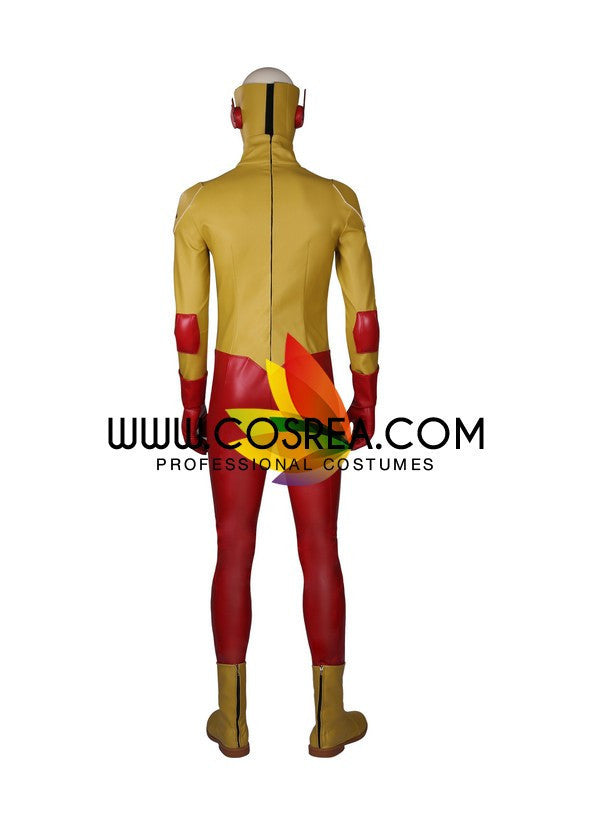Cosrea Comic Young Justice League Kid Flash Cosplay Costume