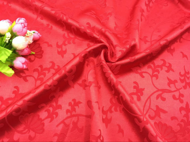 Cosrea Cosplay material Brocade Floral Vine Satin Material