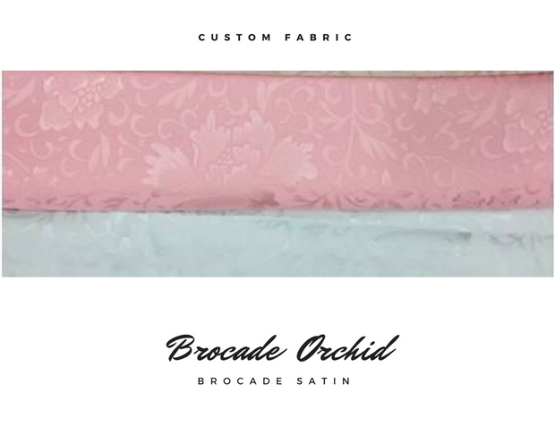 Cosrea Cosplay material Brocade Orchid Satin Material