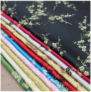 Cosrea Cosplay material Brocade Plum Blossom Custom Satin Material