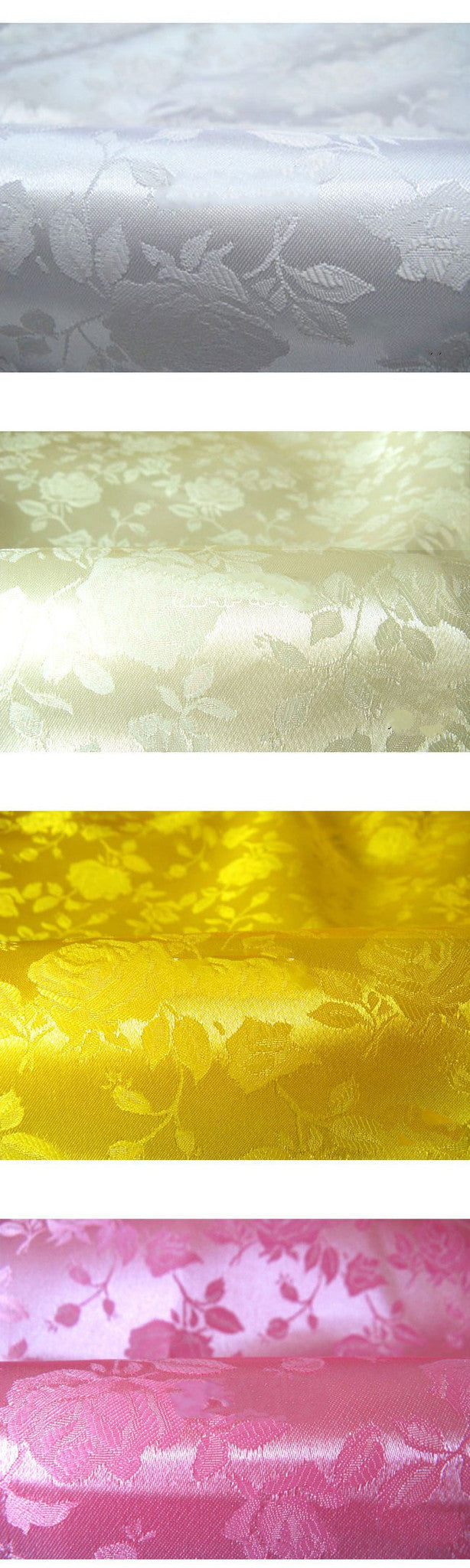Cosrea Cosplay material Brocade Rose Floral Satin Material