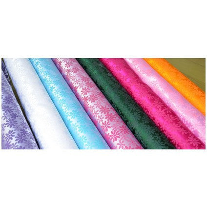 Cosrea Cosplay material Brocade Small Floral Print Satin Material