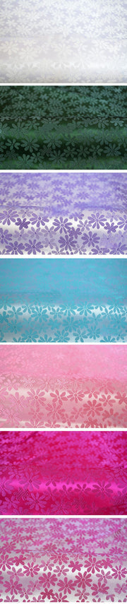 Cosrea Cosplay material Brocade Small Floral Print Satin Material