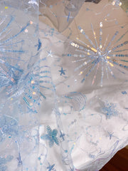 Cosrea Cosplay material Frozen Elsa Cape Fabric Options