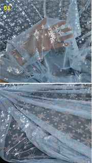 Cosrea Cosplay material Frozen Elsa Cape Fabric Options