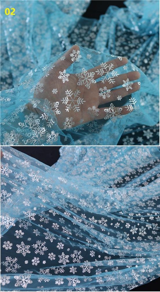 Cosrea Cosplay material Frozen Elsa Cape Fabric Options
