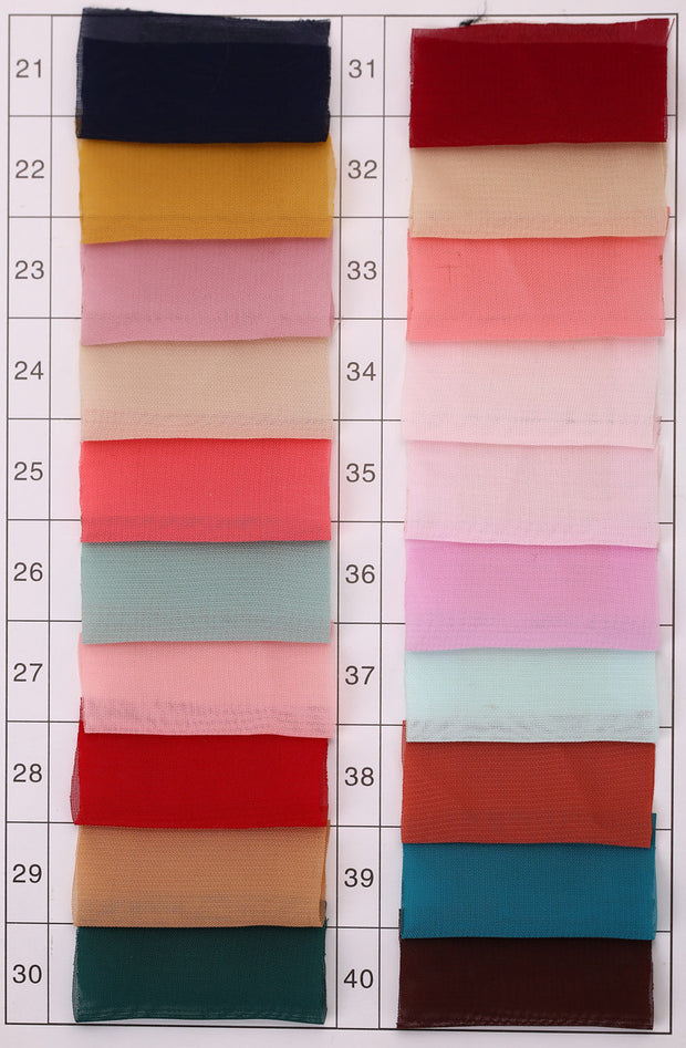 Cosrea Cosplay material Multicolor Chiffon Fabric
