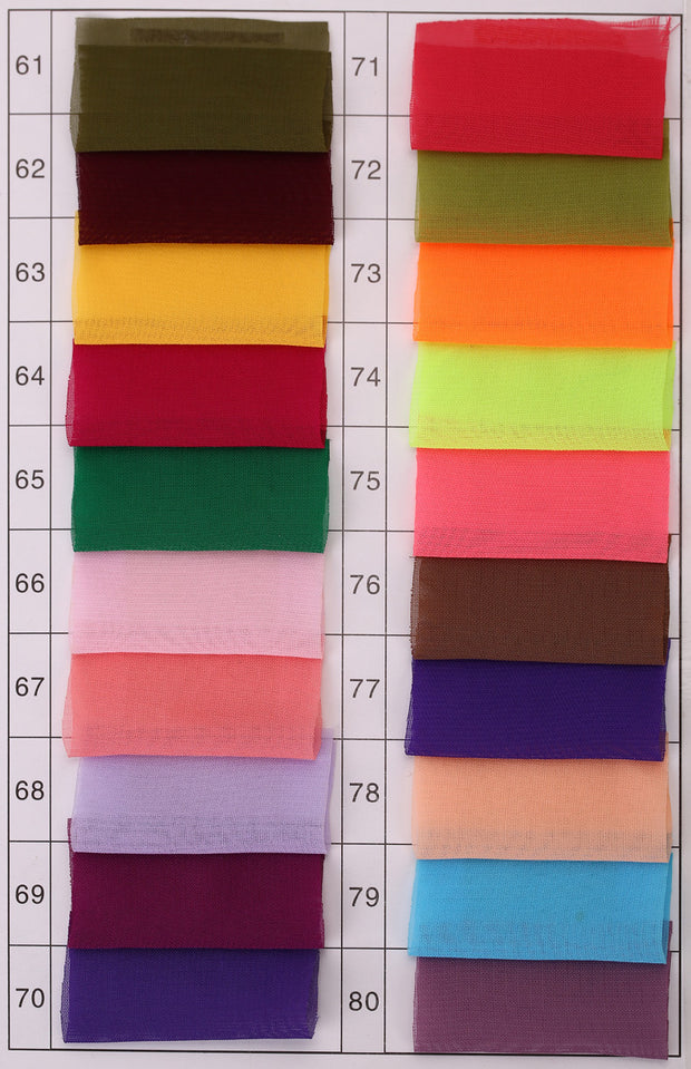 Cosrea Cosplay material Multicolor Chiffon Fabric