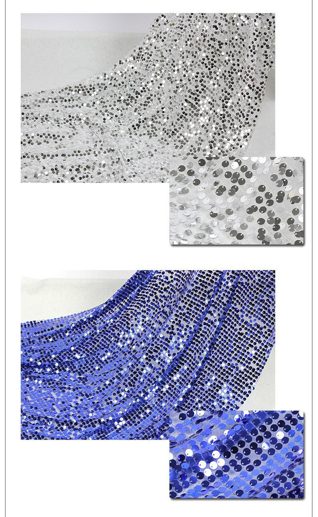 Cosrea Cosplay material Sequin Beaded Fabric