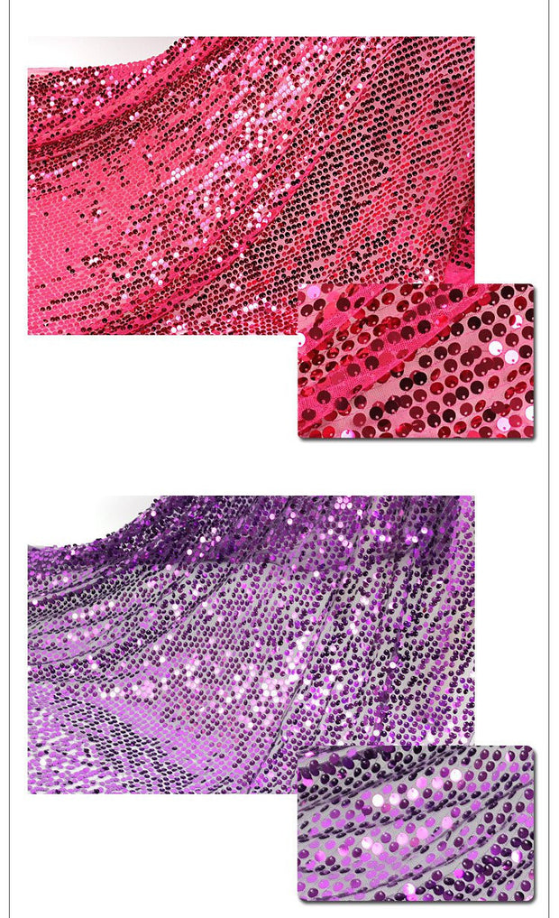 Cosrea Cosplay material Sequin Beaded Fabric
