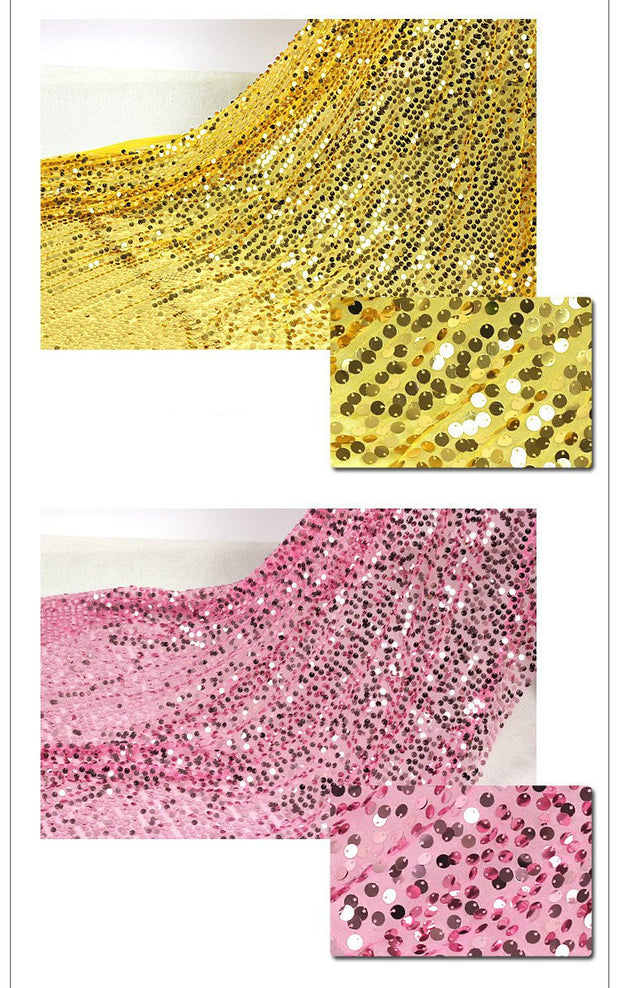 Cosrea Cosplay material Sequin Beaded Fabric