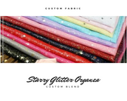 Cosrea Cosplay material Starry Glitter Organza Material