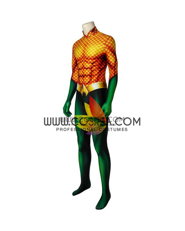 Cosrea DC Universe Aquaman Classic Version Digital Printed Cosplay Costume