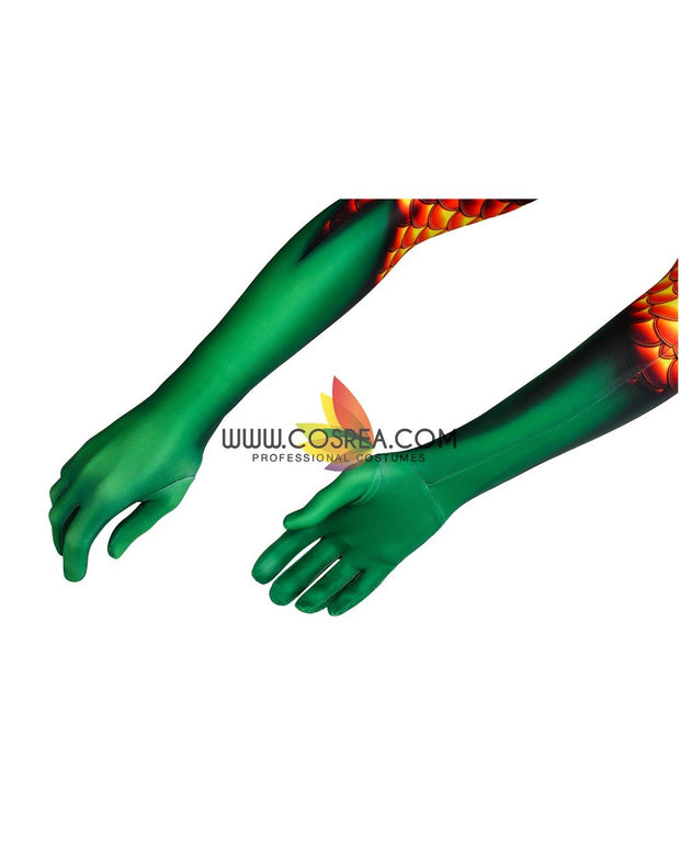 Cosrea DC Universe Aquaman Classic Version With Flared Gloves Digital Printed Cosplay Costume