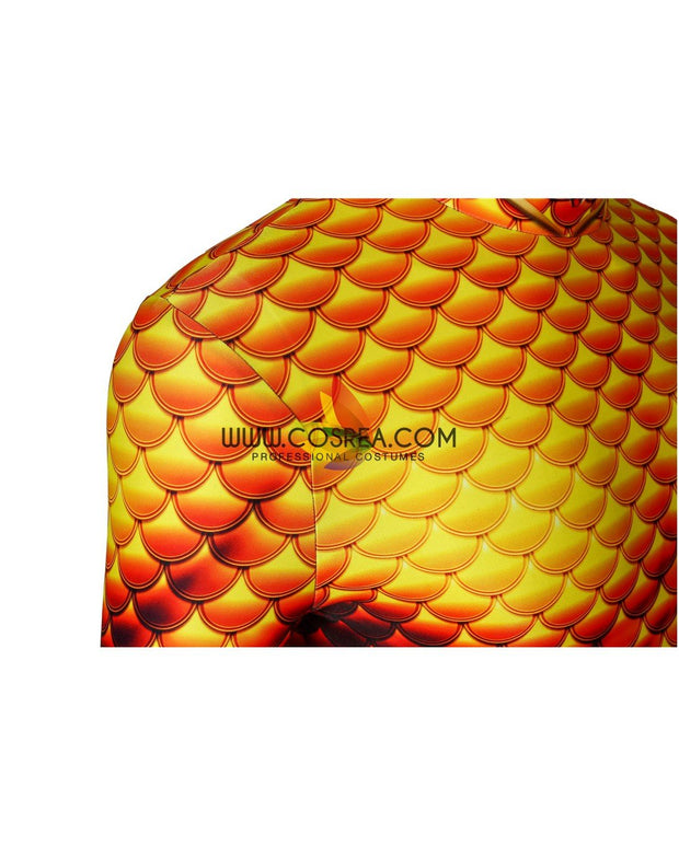 Cosrea DC Universe Aquaman Classic Version With Flared Gloves Digital Printed Cosplay Costume