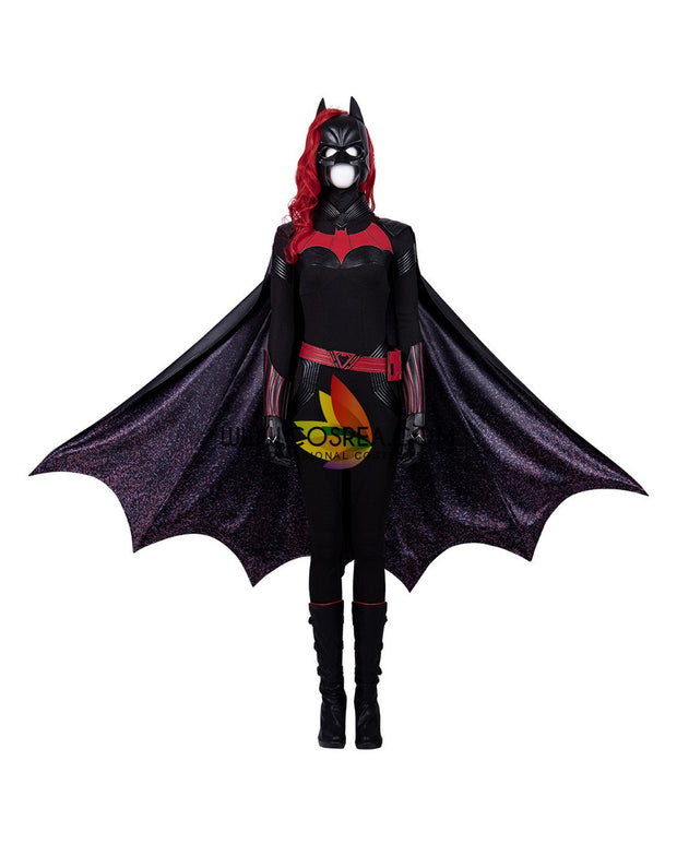 Cosrea DC Universe Batwoman Kat Kane Cosplay Costume