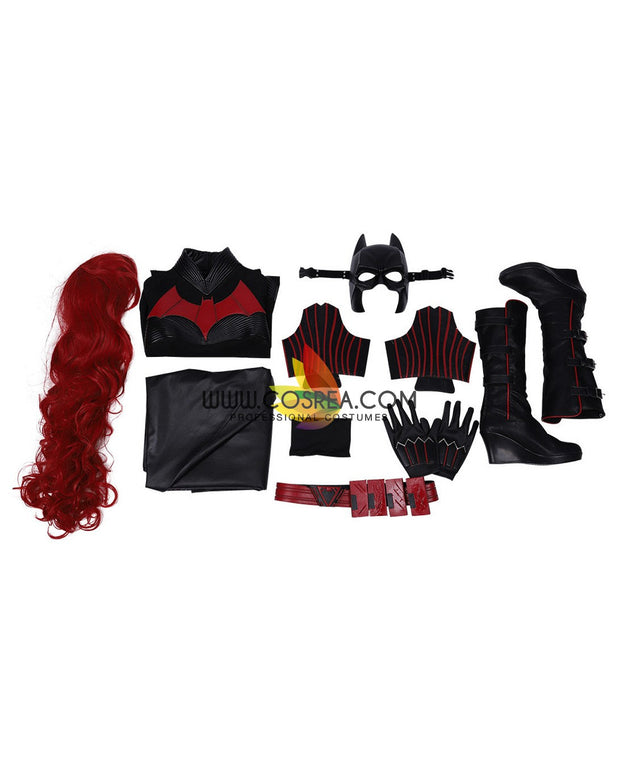 Cosrea DC Universe Batwoman Kat Kane Cosplay Costume