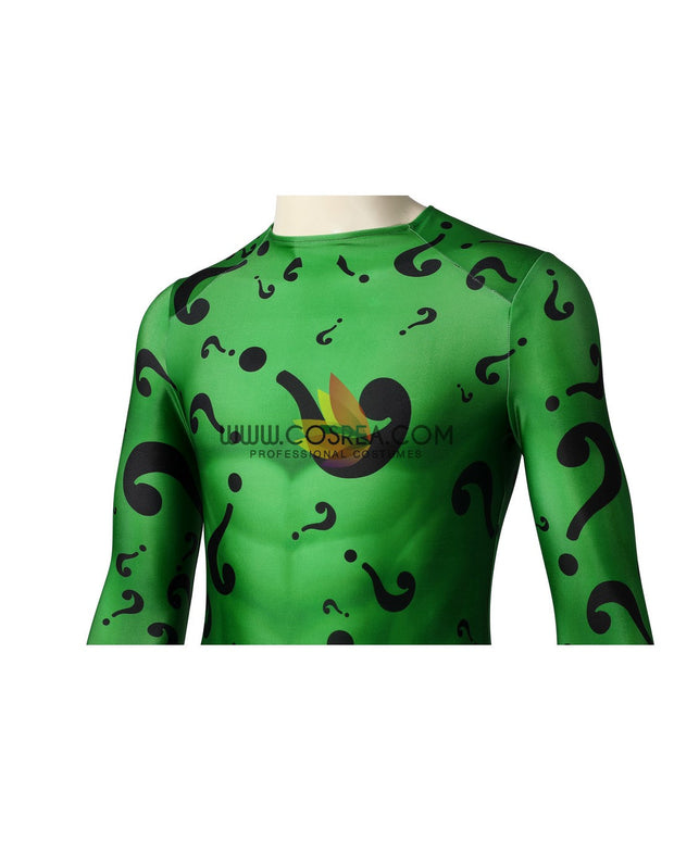 Cosrea DC Universe DC Batman Forever Riddler Digital Printed Cosplay Costume