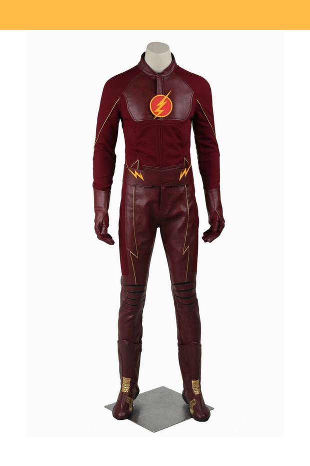 Cosrea DC Universe Flash Barry Allen Season 2 Option A Cosplay Costume