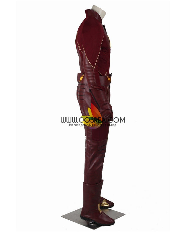 Cosrea DC Universe Flash Barry Allen Season 2 Option B Cosplay Costume