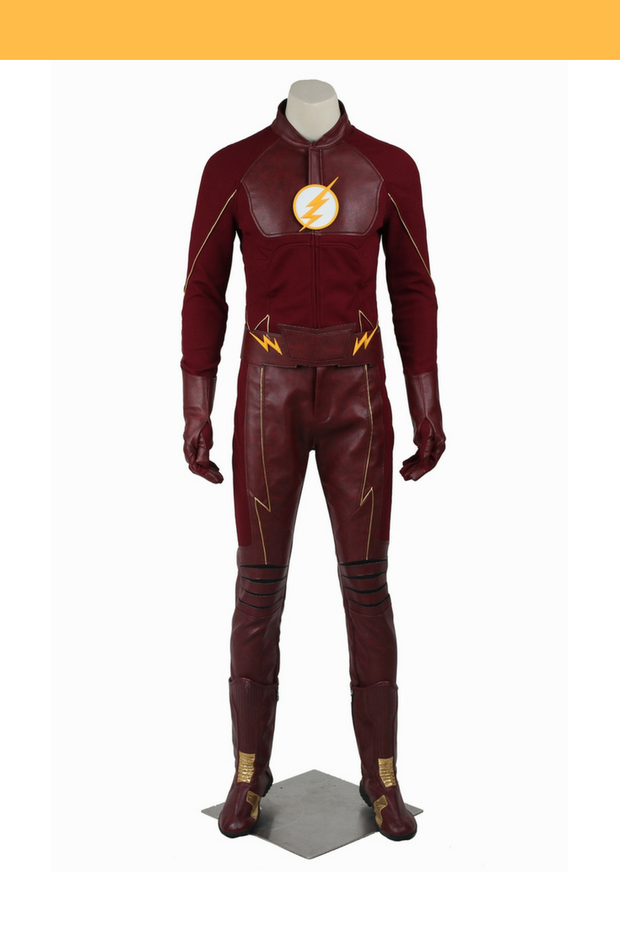 Cosrea DC Universe Flash Barry Allen Season 2 Option B Cosplay Costume