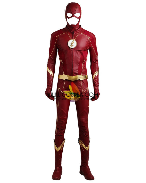 Cosrea DC Universe Flash Barry Allen Season 4 Cosplay Costume