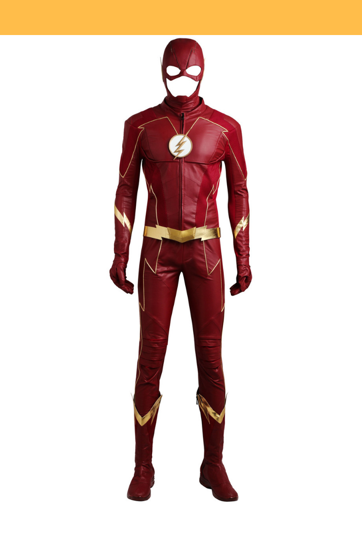 Cosrea DC Universe Flash Barry Allen Season 4 Cosplay Costume