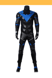 Cosrea DC Universe Gotham Knight Nightwing PU Leather Cosplay Costume