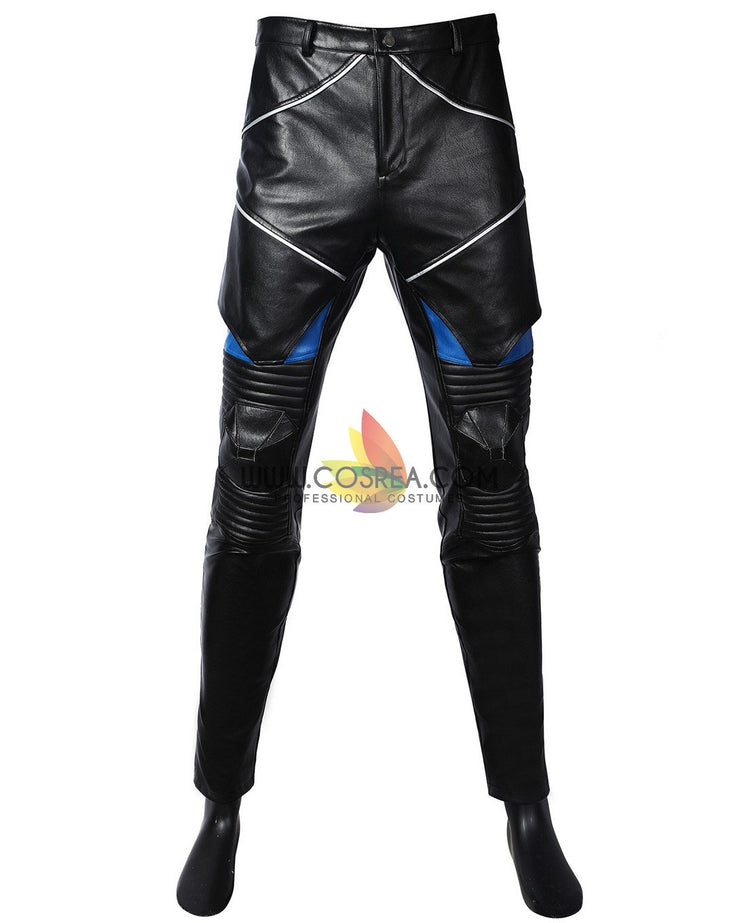 Cosrea DC Universe Gotham Knight Nightwing PU Leather Cosplay Costume