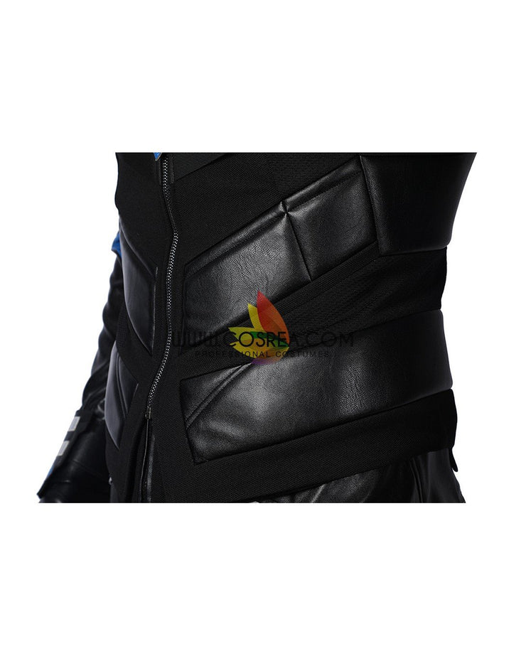 Cosrea DC Universe Gotham Knight Nightwing PU Leather Cosplay Costume