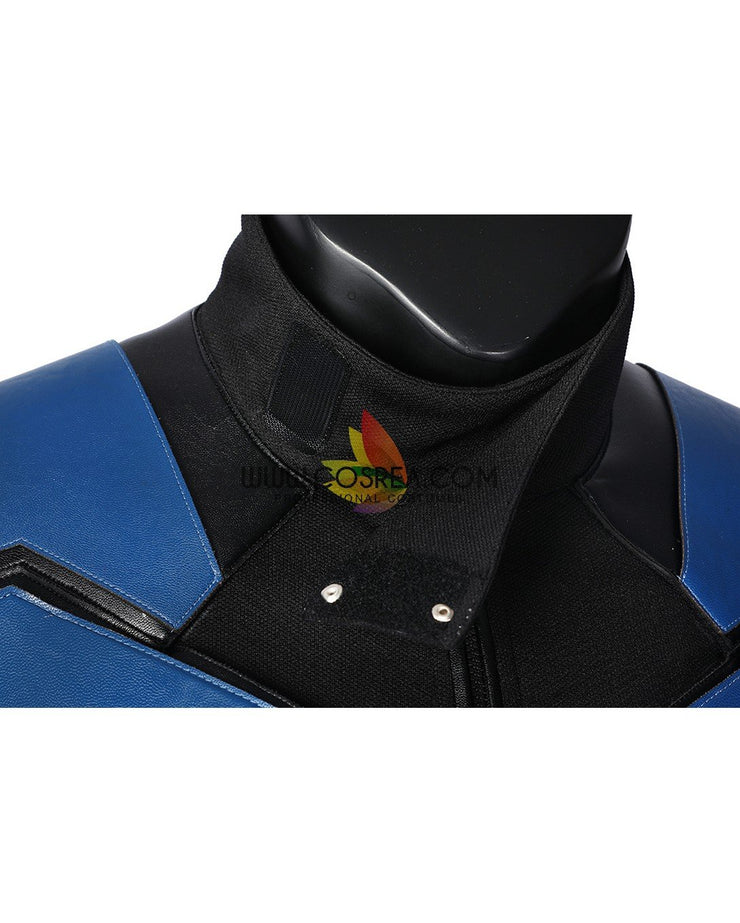 Cosrea DC Universe Gotham Knight Nightwing PU Leather Cosplay Costume