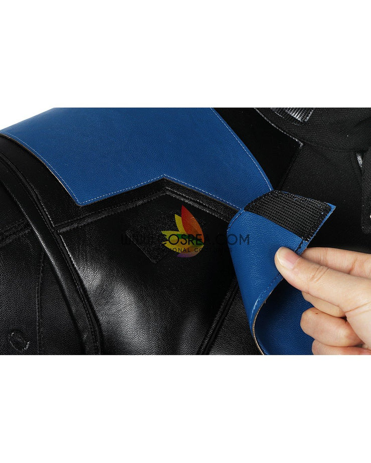 Cosrea DC Universe Gotham Knight Nightwing PU Leather Cosplay Costume