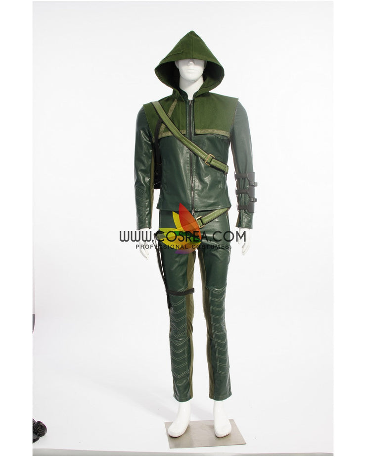 Cosrea DC Universe Green Arrow Season 1 Cosplay Costume