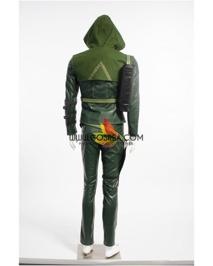 Cosrea DC Universe Green Arrow Season 1 Cosplay Costume
