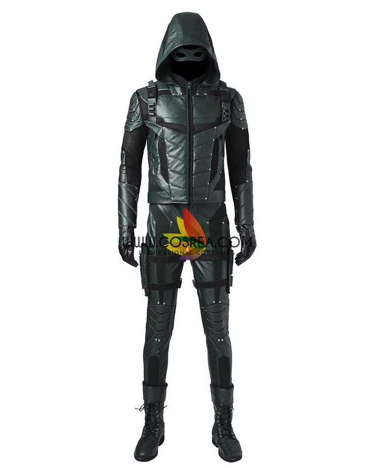 Cosrea DC Universe Green Arrow Season 5 Cosplay Costume