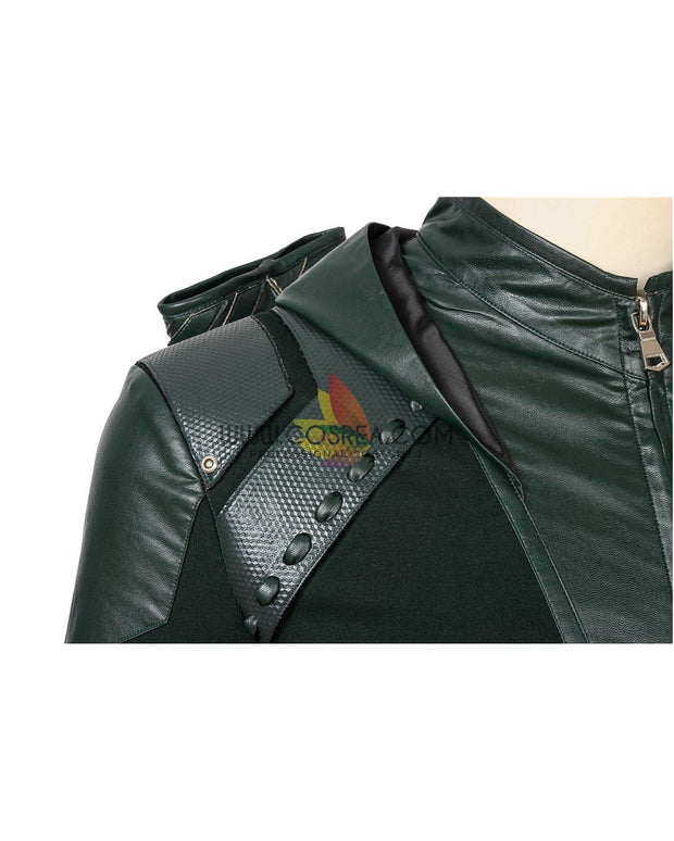 Cosrea DC Universe Green Arrow Season 8 Cosplay Costume
