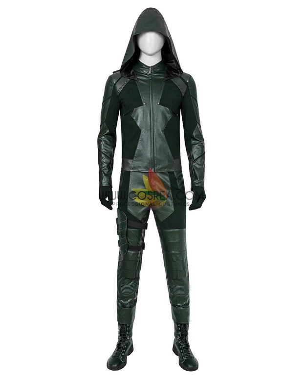 Cosrea DC Universe Green Arrow Season 8 Cosplay Costume