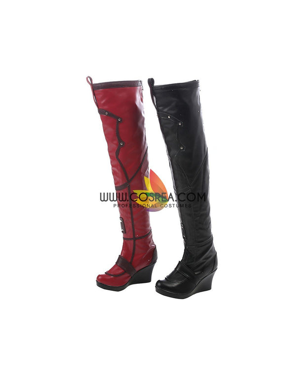 Cosrea DC Universe Harley Quinn Arkham Insurgency Cosplay Costume