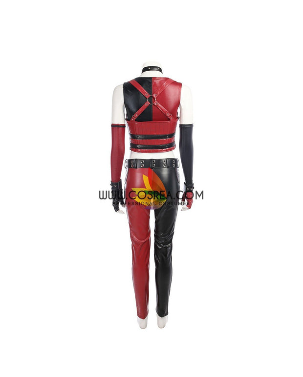Cosrea DC Universe Harley Quinn Arkham Insurgency Cosplay Costume