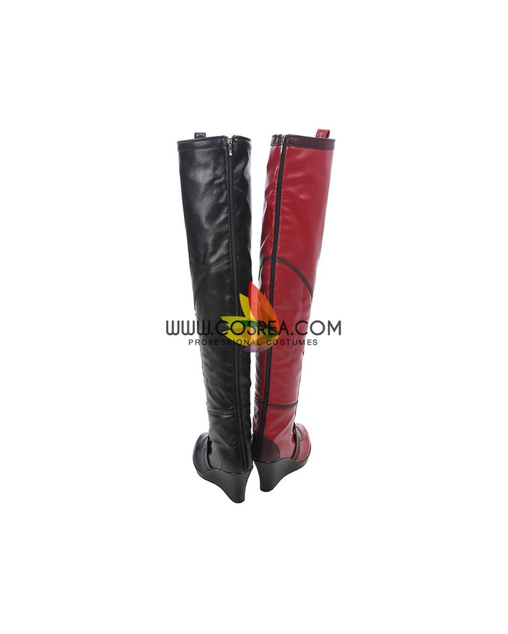 Cosrea DC Universe Harley Quinn Arkham Insurgency Cosplay Costume