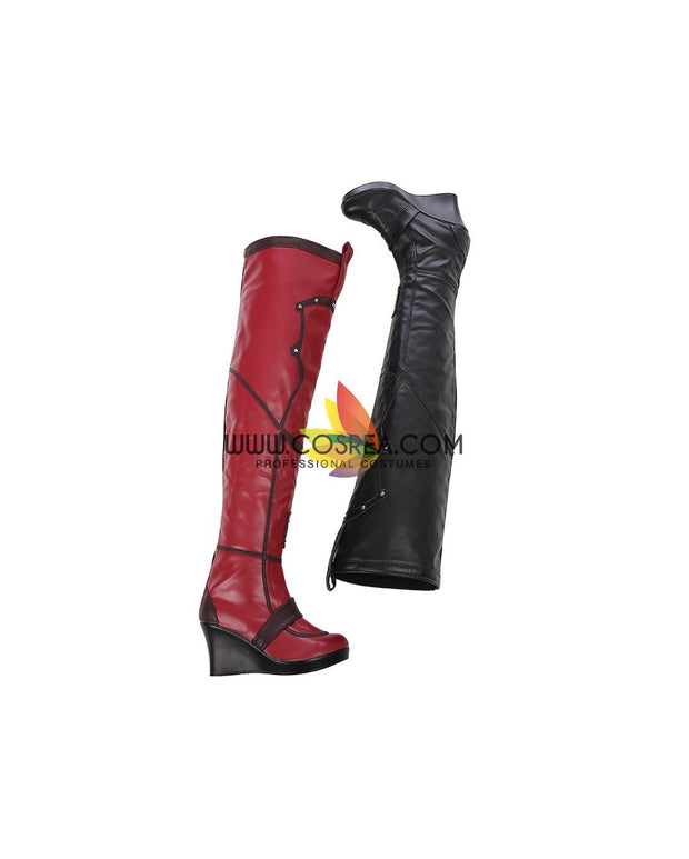 Cosrea DC Universe Harley Quinn Arkham Insurgency Cosplay Costume