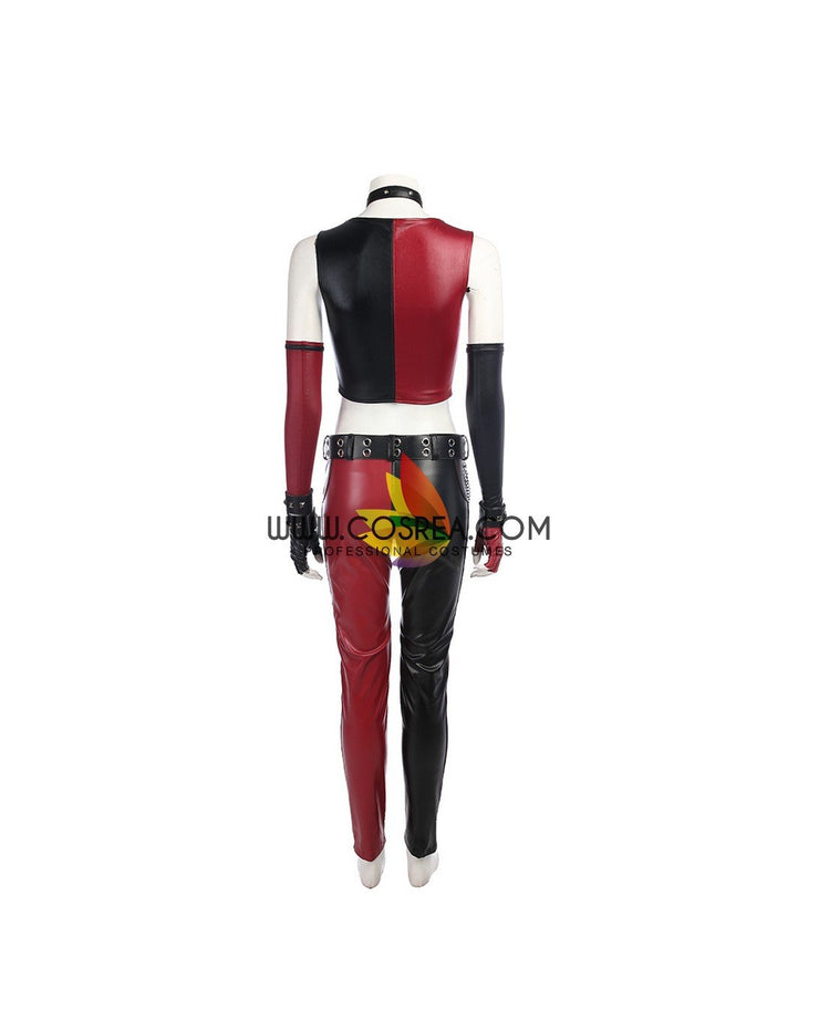 Cosrea DC Universe Harley Quinn Arkham Insurgency Cosplay Costume