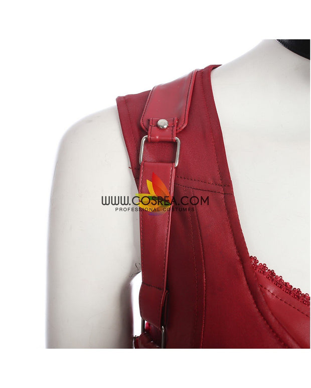 Cosrea DC Universe Harley Quinn Arkham Insurgency Cosplay Costume