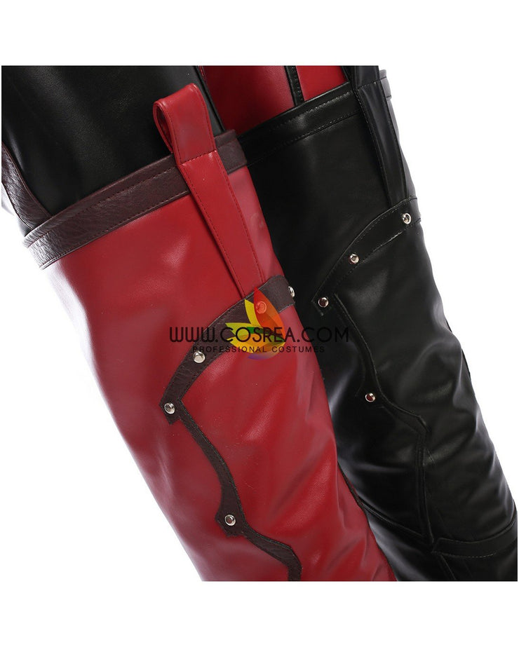 Cosrea DC Universe Harley Quinn Arkham Insurgency Cosplay Costume